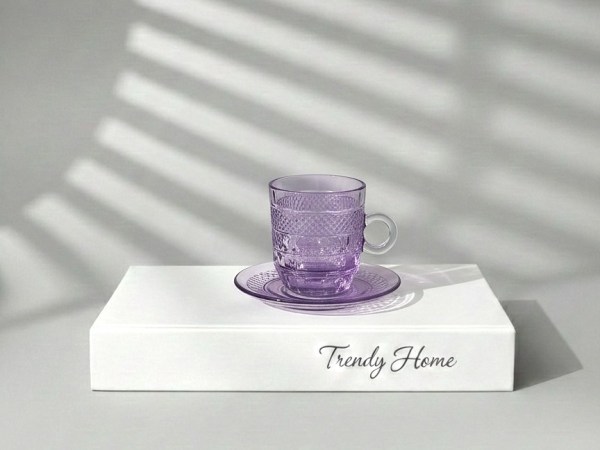 TEA CUP PURPLE FD-525A-PP