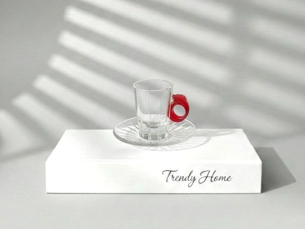 TEA CUP RED FD-0287A CL+RD.